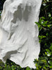 Tissu de gaze froissé de couleur ivoire neutre non blanchi, tissu Sile. Tissu Sile.