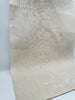 Ecru White Silk Moire For Home Textile Interior Fabrics, Watermark Pattern.