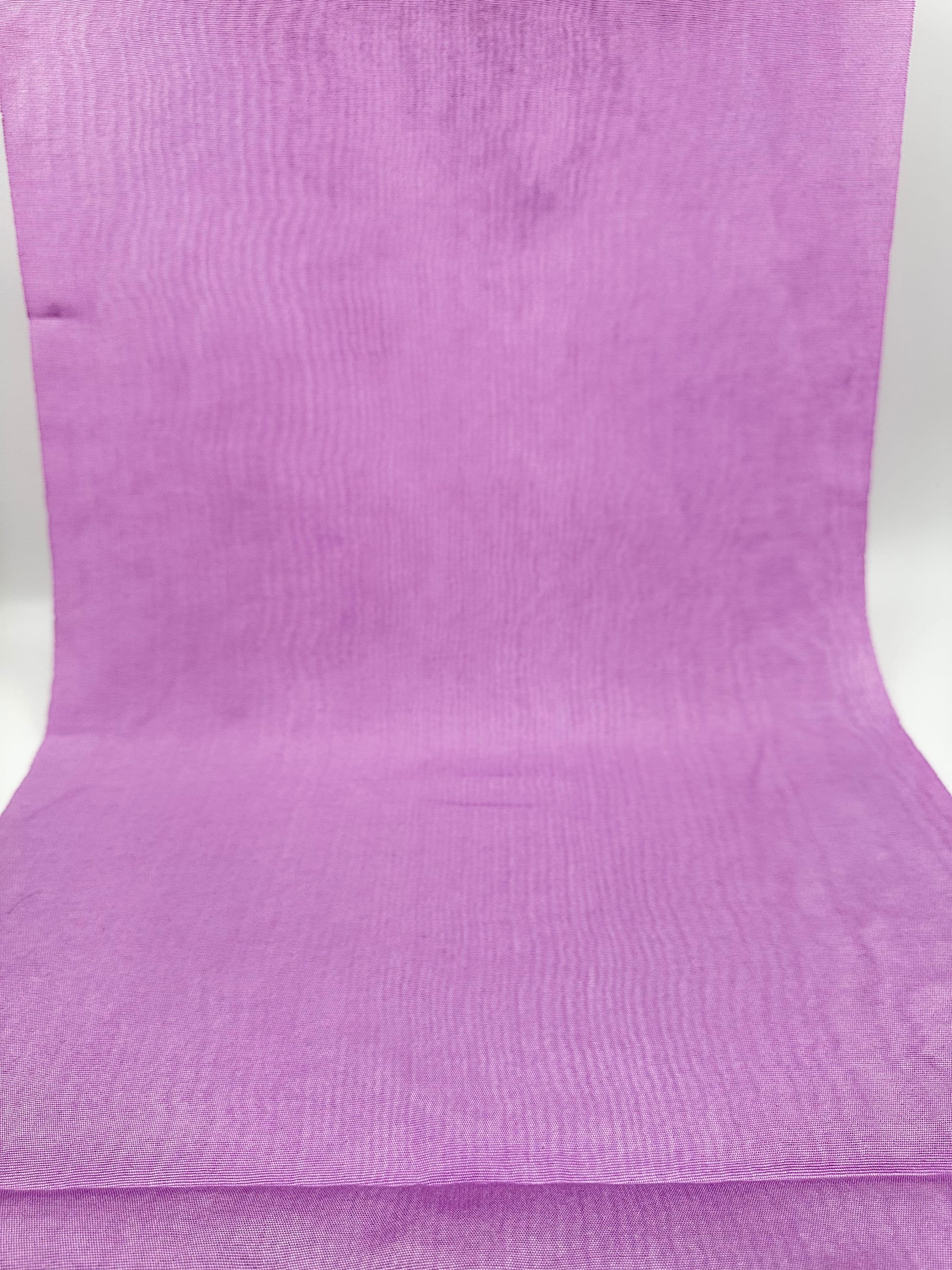 Lilac Pink Silk Moire Fabric, Watermark Pattern Fabric.
