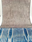 Dark Silver Gray Silk Moire, Watermark Pattern.