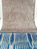 Dark Silver Gray Silk Moire, Watermark Pattern.
