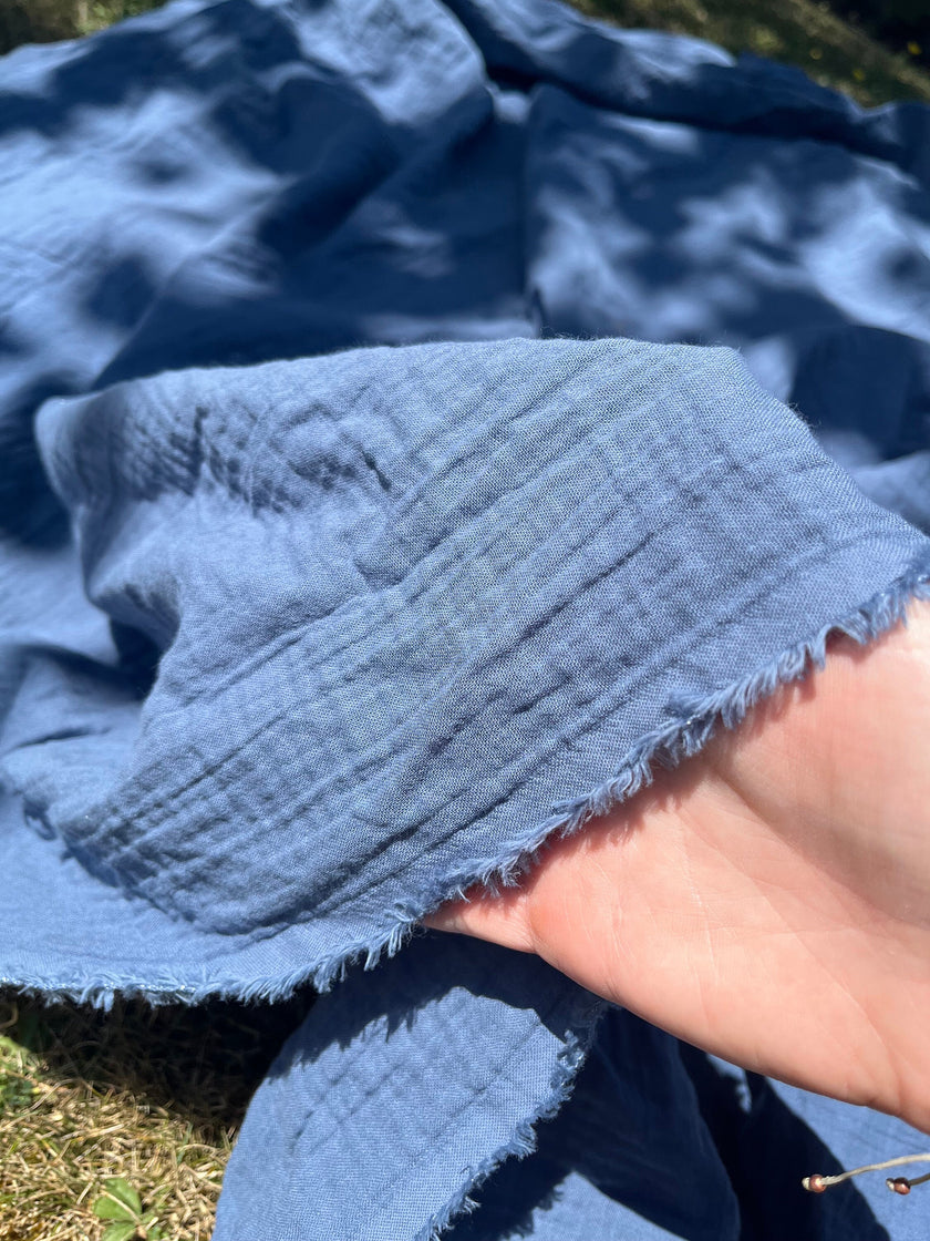 Metre ile Muslin Kumaş - Organik Muslin Kumaş - Bebek Pamuklu Muslin - Metre ile 2 Katlı Gazlı Bez Kumaş, 150 CM GENİŞLİK. Yenidoğan Battaniyesi, Çok Renkli Seçenekler Mevcuttur.