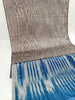 Dark Silver Gray Silk Moire, Watermark Pattern.