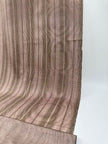 Striped Silk Moire Fabric, Watermark Pattern.