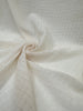Check Weave Sheer Neutral Cotton Fabric