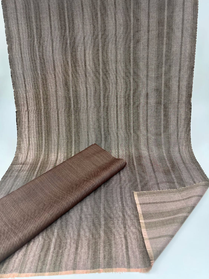 Striped Silk Moire Fabric, Watermark Pattern. – Anatolian Textures.
