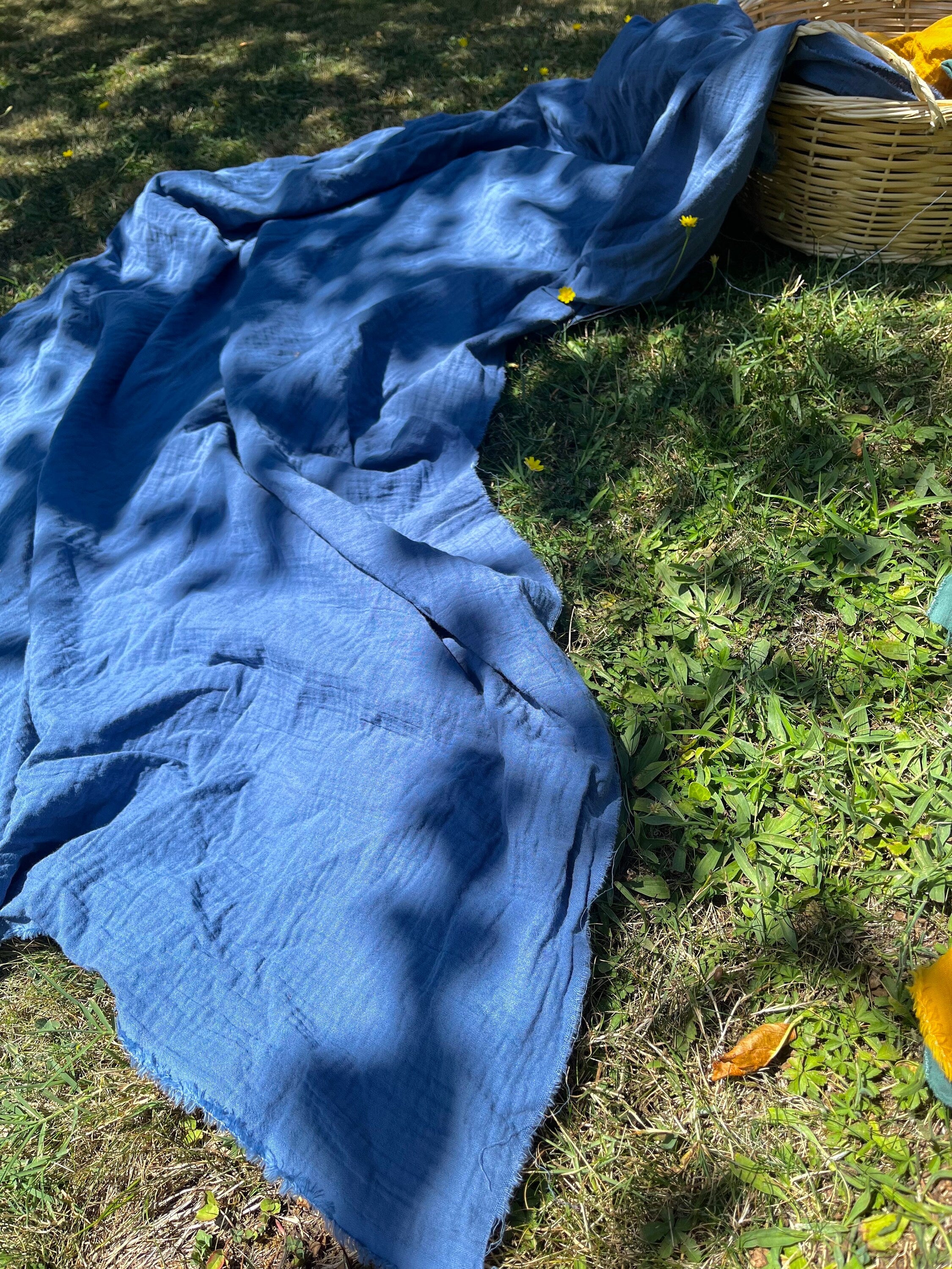 Metre ile Muslin Kumaş - Organik Muslin Kumaş - Bebek Pamuklu Muslin - Metre ile 2 Katlı Gazlı Bez Kumaş, 150 CM GENİŞLİK. Yenidoğan Battaniyesi, Çok Renkli Seçenekler Mevcuttur.