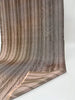 Striped Silk Moire Fabric, Watermark Pattern.
