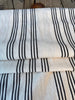 Softened Linen Cotton Fabric By The Yard With Stripes