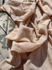 Linen Gauze Unbleached / Light Brown Natural Fabric.