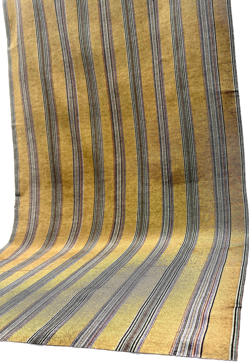 Osmanlı Başlık İçin Altın Çizgili Lüks İpek Döşeme, Ev Tekstili İç Mekan Kumaşları: Yastık Kılıfları, Kimono Esintili Tasarımlar, Filigran Desenleri.