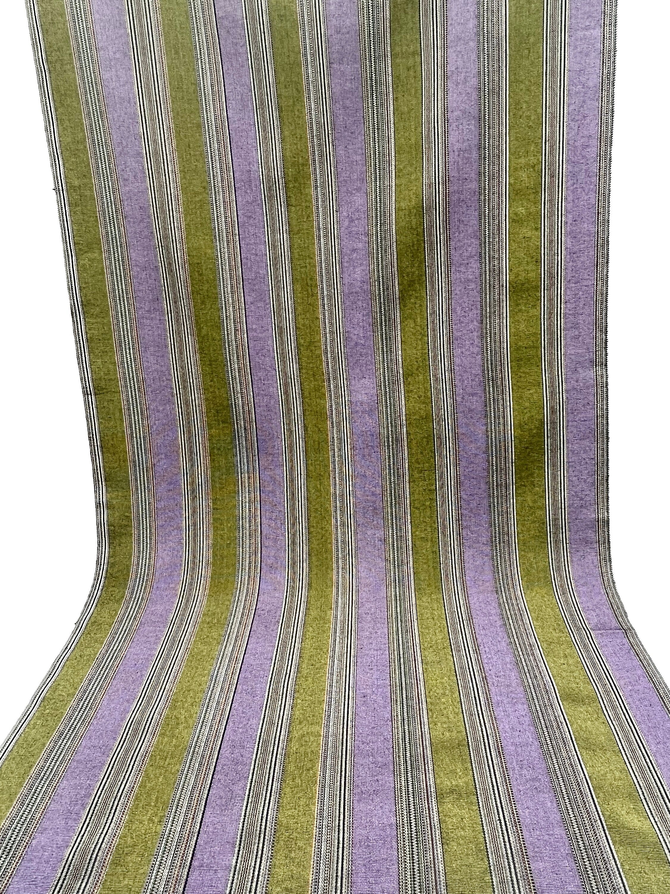 Purple Green Silk Home Textile Interior Fabrics.