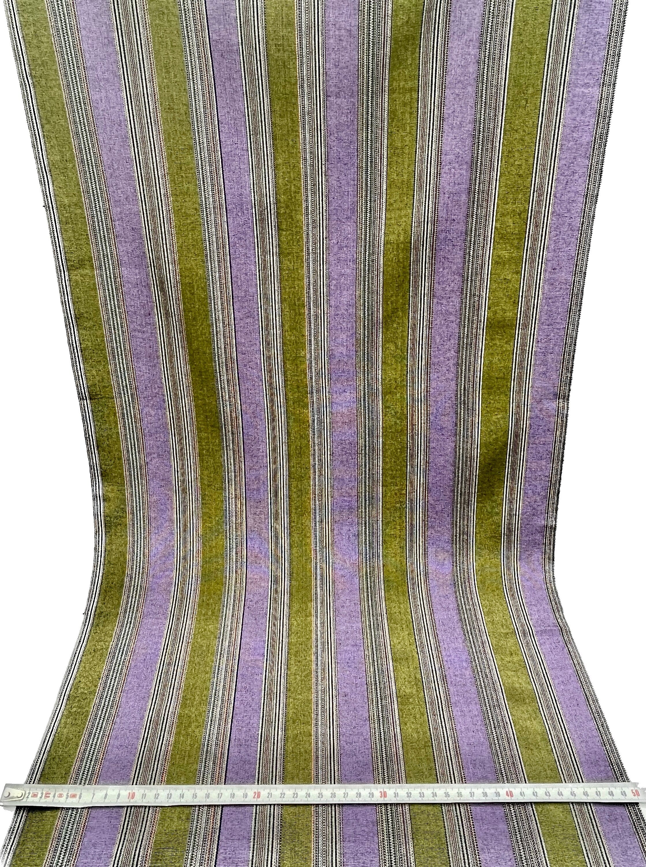 Purple Green Silk Home Textile Interior Fabrics.