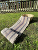 Antique Fabric, Rustic Handwoven Fabric With Stripes.