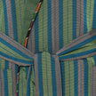 Green Striped Silk  Home Textile Interior Fabrics.