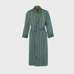 Green Striped Silk  Home Textile Interior Fabrics.