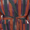 Orange Ikat Striped Home Textile Interior Fabrics