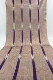 Ikat Purple Striped Silk Upholstery Home Textile Interior Fabrics Moire.