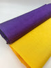 Yellow Silk Home Textile Interior Fabrics Watermark Patterns.