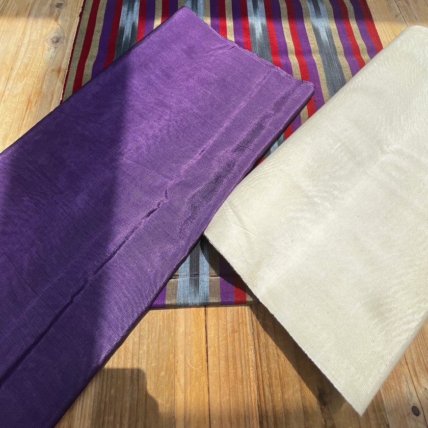 Osmanlı Başlıklı Mor Lüks İpek Döşeme, Ev Tekstili İç Mekan Kumaşları: Yastık Kılıfları, Kimono Esintili Tasarımlar, Filigran Desenleri.