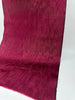 Burgundy Red Luxurious Silk Watermark Pattern Fabric.