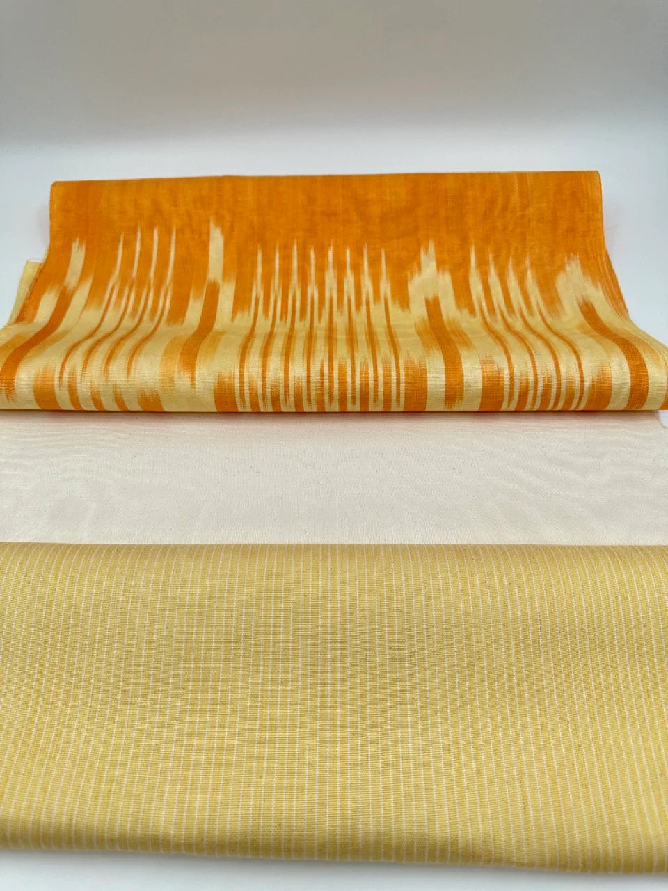 Pin Yellow Striped Silk Home Textile Interior Fabrics Watermark Patterns.