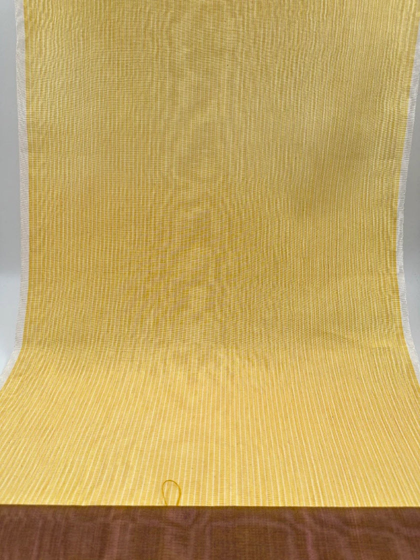 Pin Sarı Çizgili Lüks İpek Döşeme Osmanlı Başlık, Ev Tekstili İç Mekan Kumaşları: Yastık Kılıfları, Kimono Esintili Tasarımlar, İpek Şantung.