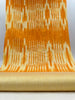 Ikat Yellow Striped Silk Home Textile Interior Fabrics Moire, Watermark Pattern.