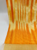 Ikat Yellow Striped Silk Home Textile Interior Fabrics Moire, Watermark Pattern.