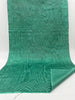 Green Colour Silk Moire Home Textile Interior Fabrics, Watermark Pattern.