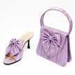 Lilac Pink Silk Moire Fabric, Watermark Pattern Fabric.