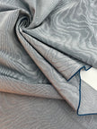 Pastel Blue Colour Silk Moire Home Textile Interior Fabrics, Watermark Pattern.