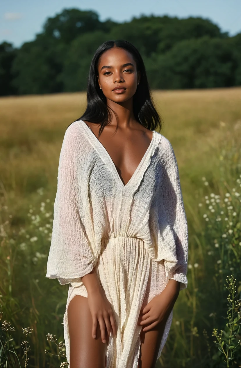 Organik Pamuklu Kumaş, Dokulu El Dokuması Yarı Şeffaf Doğal Kumaşlar/ Ağartılmamış, Fildişi Beyazı. 